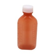 投薬瓶PPB茶(未滅菌) キャップ:白(基本色) 200cc(100ポンイリ)