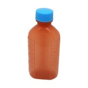 投薬瓶PPB茶（未滅菌） キャップ：青 300cc（50ポンイリ）
