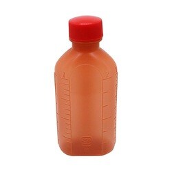 投薬瓶PPB茶（未滅菌） キャップ：赤 300cc（50ポンイリ）