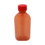 投薬瓶PPB茶（未滅菌） キャップ：赤 300cc（50ポンイリ）