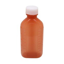 投薬瓶PPB茶（未滅菌） キャップ：白（基本色） 500cc（50ポンイリ）