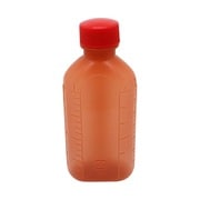 投薬瓶PPB茶（未滅菌） キャップ：赤 500cc（50ポンイリ）