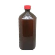 投薬瓶PPB黒茶(未滅菌) キャップ:赤 500cc(50ポンイリ)