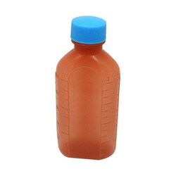 投薬瓶PPB茶（滅菌済） キャップ：青 200cc（5ホンX22フクロイリ）