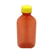 投薬瓶PPB茶（滅菌済） キャップ：黄 200cc（5ホンX22フクロイリ）