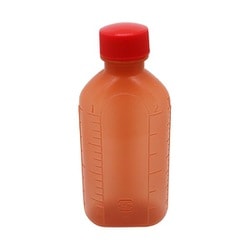 投薬瓶PPB茶（滅菌済） キャップ：赤 200cc（5ホンX22フクロイリ）