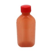 投薬瓶PPB茶（滅菌済） キャップ：赤 500cc（2ホンX25フクロイリ）