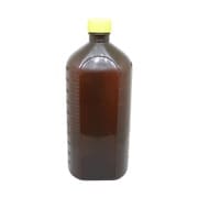投薬瓶PPB黒茶(滅菌済) キャップ:黄 500cc(2ホンX25フクロイリ)