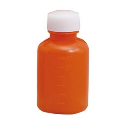 外用瓶ノーマル茶（未滅菌） キャップ：白（基本色） 60cc（200ポンイリ）