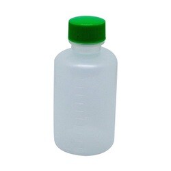 外用瓶ノーマル白（滅菌済） キャップ：緑 20cc（20ポンX25フクロイリ）