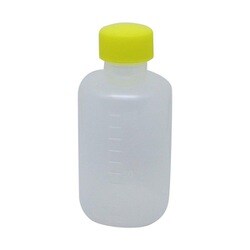 外用瓶ノーマル白（滅菌済） キャップ：黄 30cc（20ポンX25フクロイリ）