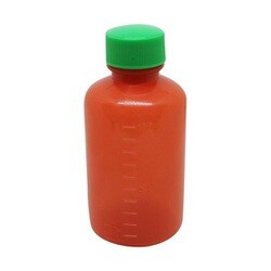外用瓶ノーマル茶（滅菌済） キャップ：緑 100cc（10ポンX20フクロイリ）