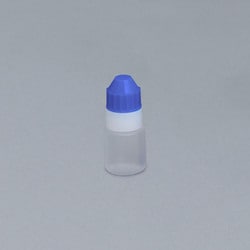 点滴容器フレッシュ1号（未滅菌） 本体：白キャップ：紺 5cc（100ポンイリ）