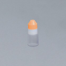 点滴容器フレッシュ1号（未滅菌） 本体：白キャップ：オレンジ 5cc（100ポンイリ）