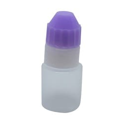 点滴容器フレッシュ1号（未滅菌） 本体：白キャップ：フジ 5cc（100ポンイリ）