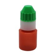 点滴容器フレッシュ1号(未滅菌) 本体:茶キャップ:緑 5cc(100ポンイリ)