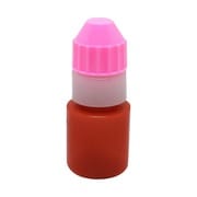点滴容器フレッシュ1号(未滅菌) 本体:茶キャップ:ピンク 5cc(100ポンイリ)