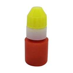 点滴容器フレッシュ3号（未滅菌） 本体：茶キャップ：黄 10cc（100ポンイリ）
