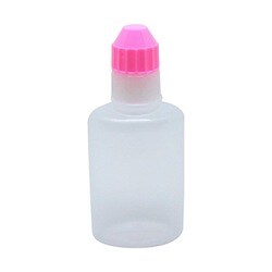 点滴容器フレッシュ（未滅菌） キャップ：ピンク 60cc（100ポンイリ）