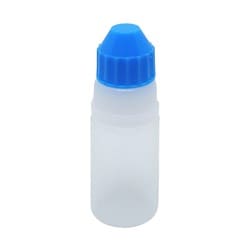 点滴容器ストッパー1号（未滅菌） 本体：白キャップ：青 5cc（100ポンイリ）