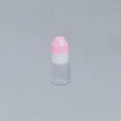 点滴容器フレッシュ1号（滅菌済） 本体：白キャップ：ピンク 5cc（25ホンX10フクロイリ）