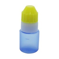 点滴容器フレッシュ3号（滅菌済） 本体：コバルトキャップ：黄 10cc（25ホンX6フクロイリ）