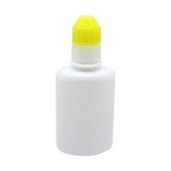 点滴容器フレッシュ（滅菌済） 本体：乳白キャップ：黄 30cc（20ポンX5フクロイリ）