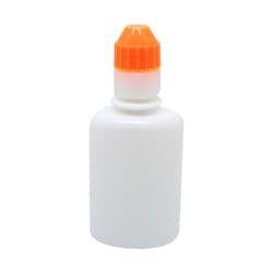 点滴容器フレッシュ（滅菌済） 本体：乳白キャップ：オレンジ 30cc（20ポンX5フクロイリ）