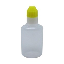 点滴容器フレッシュ（滅菌済） 本体：透明キャップ：黄 30cc（20ポンX5フクロイリ）