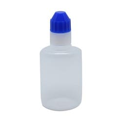 点滴容器フレッシュ（滅菌済） 本体：透明キャップ：紺 30cc（20ポンX5フクロイリ）