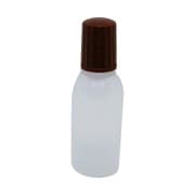 点滴容器ポリ点1号(滅菌済) 本体:白キャップ:茶 5cc(25ホンX12フクロイリ)