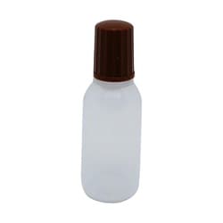 点滴容器ポリ点3号（滅菌済） 本体：白キャップ：茶 10cc（25ホンX8フクロイリ）