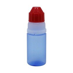 点滴容器ストッパー1号（滅菌済） 本体：コバルトキャップ：赤 5cc（25ホンX10フクロイリ）