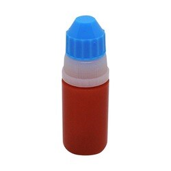 点滴容器ストッパー1号（滅菌済） 本体：茶キャップ：青 5cc（25ホンX10フクロイリ）