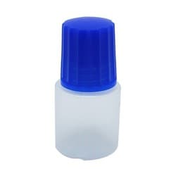点滴容器ノーベル0号（未滅菌） キャップ：紺 3cc（100ポンイリ）