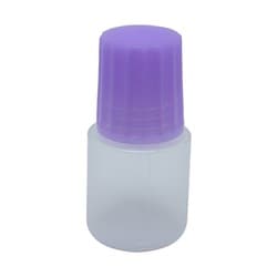 点滴容器ノーベル1号（未滅菌） 本体：白キャップ：フジ 5cc（100ポンイリ）