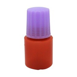 点滴容器ノーベル3号（未滅菌） 本体：茶キャップ：フジ 10cc（100ポンイリ）