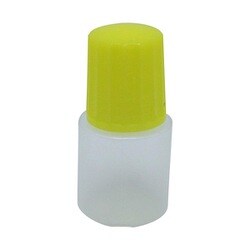 点滴容器ノーベル1号（滅菌済） 本体：白キャップ：黄 5cc（25ホンX10フクロイリ）