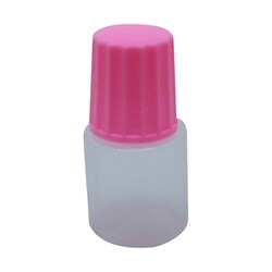 点滴容器ノーベル1号（滅菌済） 本体：白キャップ：ピンク 5cc（25ホンX10フクロイリ）
