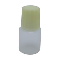 点滴容器ノーベル1号（滅菌済） 本体：白キャップ：クリーム 5cc（25ホンX10フクロイリ）