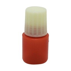 点滴容器ノーベル1号（滅菌済） 本体：茶キャップ：クリーム 5cc（25ホンX10フクロイリ）