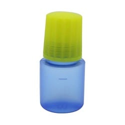 点滴容器ノーベル3号（滅菌済） 本体：コバルトキャップ：黄 10cc（25ホンX6フクロイリ）