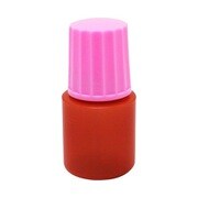 点滴容器ノーベル3号(滅菌済) 本体:茶キャップ:ピンク 10cc(25ホンX6フクロイリ)