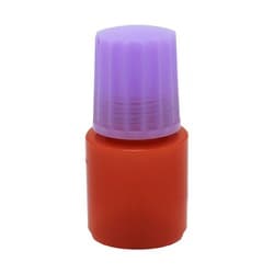 点滴容器ノーベル3号（滅菌済） 本体：茶キャップ：フジ 10cc（25ホンX6フクロイリ）