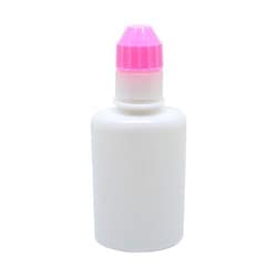 噴霧容器15（未滅菌） 本体：乳白/キャップ：ピンク 7.5cc（100ポンイリ）