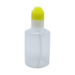 噴霧容器30（未滅菌） 本体：透明キャップ：黄 15cc（100ポンイリ）