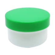 軟膏容器プラ壷A-4号(未滅菌) キャップ:緑 33cc(50コイリ)