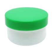 軟膏容器プラ壷A-6号(未滅菌) キャップ:緑 115cc(50コイリ)