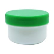 軟膏容器プラ壷N-2号(未滅菌) キャップ:緑 13cc(100コイリ)