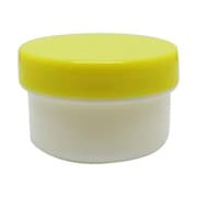 軟膏容器プラ壷N-2号(未滅菌) キャップ:黄 13cc(100コイリ)